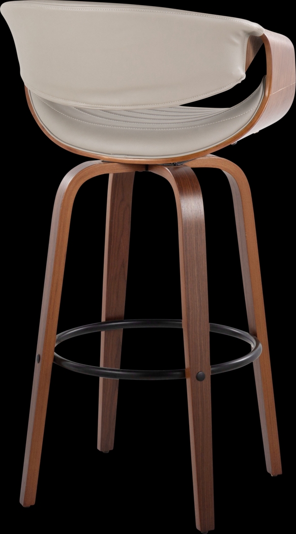 Loblolly II Pewter Swivel Barstool, Set of 2 - Thumbnail - Image 5