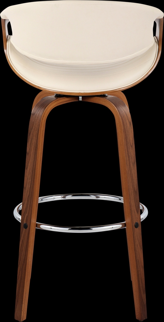 Loblolly III Cream Swivel Barstool, Set of 2 - Thumbnail - Image 6