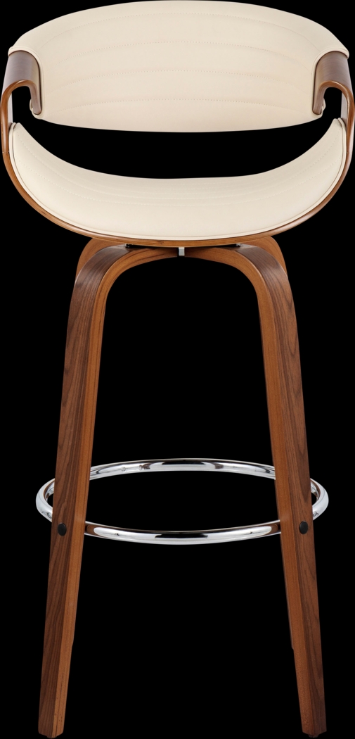 Loblolly III Cream Swivel Barstool, Set of 2 - Thumbnail - Image 7