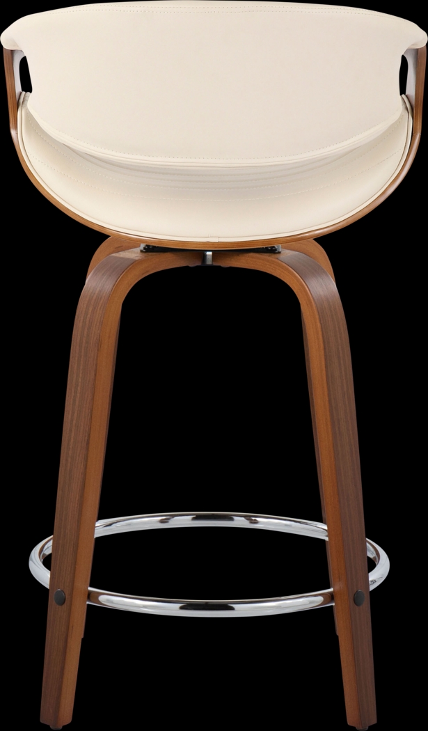 Loblolly III Cream Swivel Counter Height Stool, Set of 2 - Thumbnail - Image 6