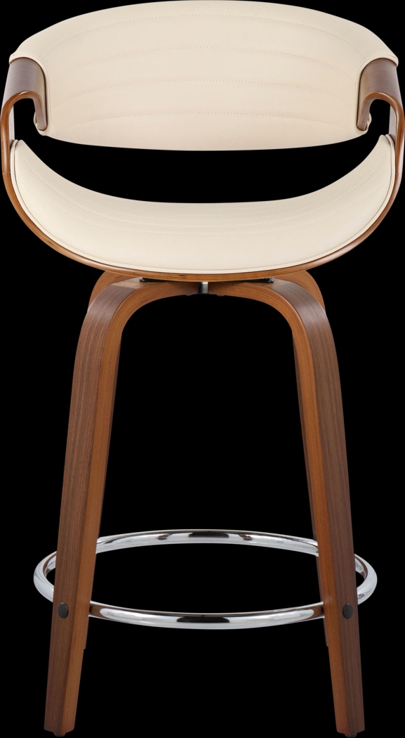 Loblolly III Cream Swivel Counter Height Stool, Set of 2 - Thumbnail - Image 7