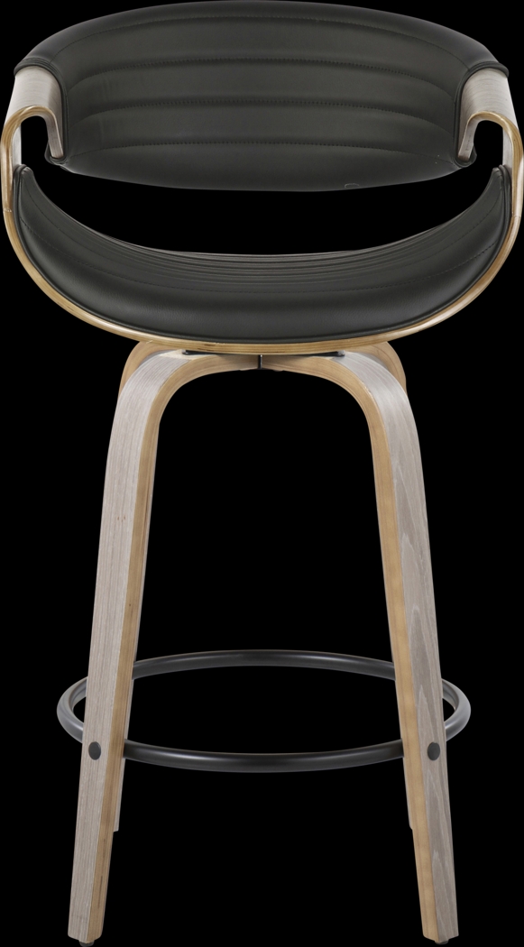 Loblolly IV Black Swivel Counter Height Stool, Set of 2 - Thumbnail - Image 7