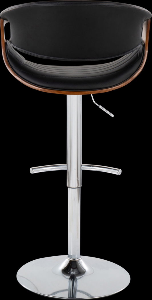 Loblolly IX Black Adjustable Barstool, Set of 2 - Thumbnail - Image 6