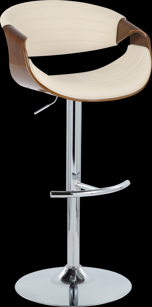 Loblolly IX Cream Adjustable Barstool, Set of 2 - Thumbnail - Image 3