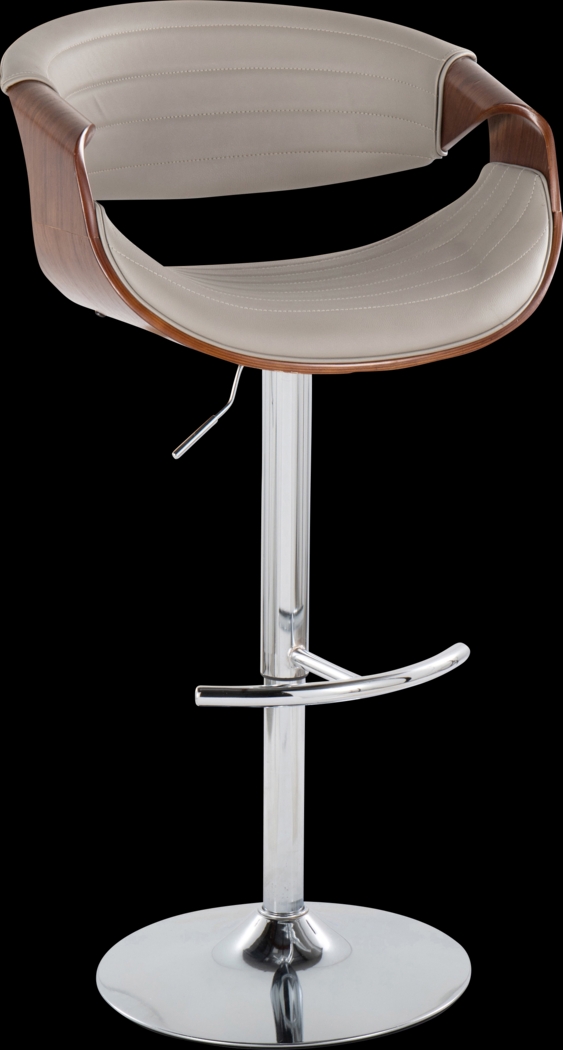 Loblolly IX Gray Adjustable Barstool, Set of 2 - Thumbnail - Image 4