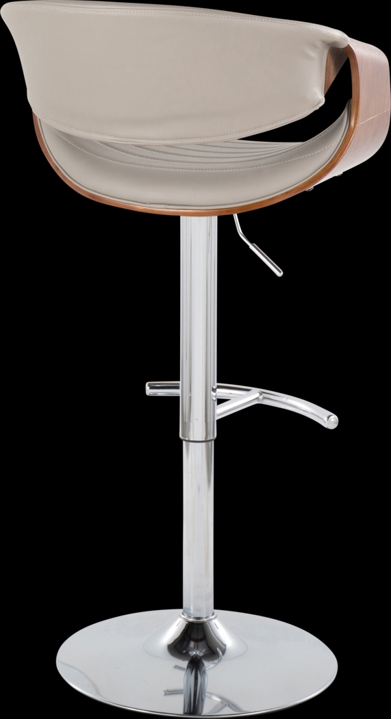 Loblolly IX Gray Adjustable Barstool, Set of 2 - Thumbnail - Image 6