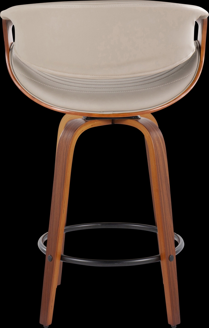 Loblolly V Gray Swivel Counter Height Stool, Set of 2 - Thumbnail - Image 5