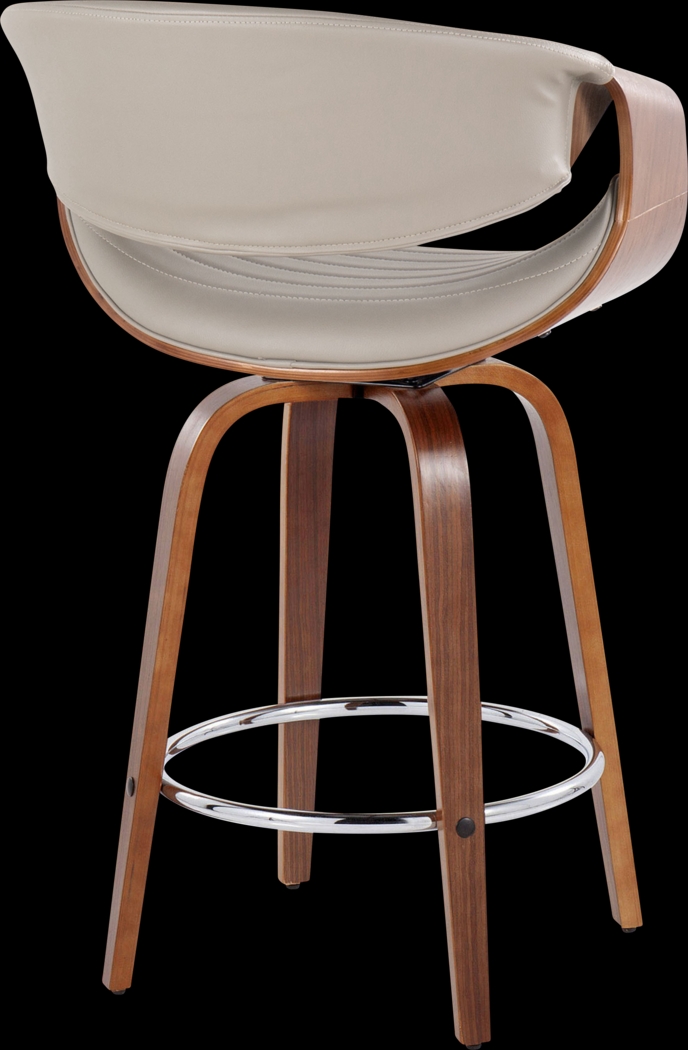 Loblolly VI Gray Swivel Counter Height Stool, Set of 2 - Thumbnail - Image 5