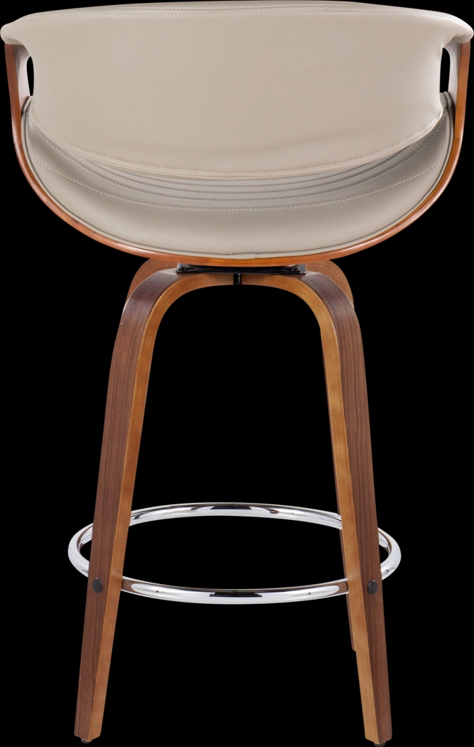 Loblolly VI Gray Swivel Counter Height Stool, Set of 2 - Thumbnail - Image 6