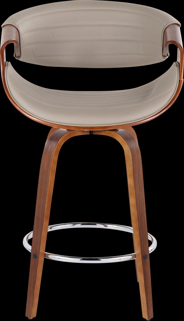 Loblolly VI Gray Swivel Counter Height Stool, Set of 2 - Thumbnail - Image 7