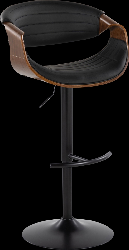 Loblolly VII Black Adjustable Barstool, Set of 2 - Thumbnail - Image 3