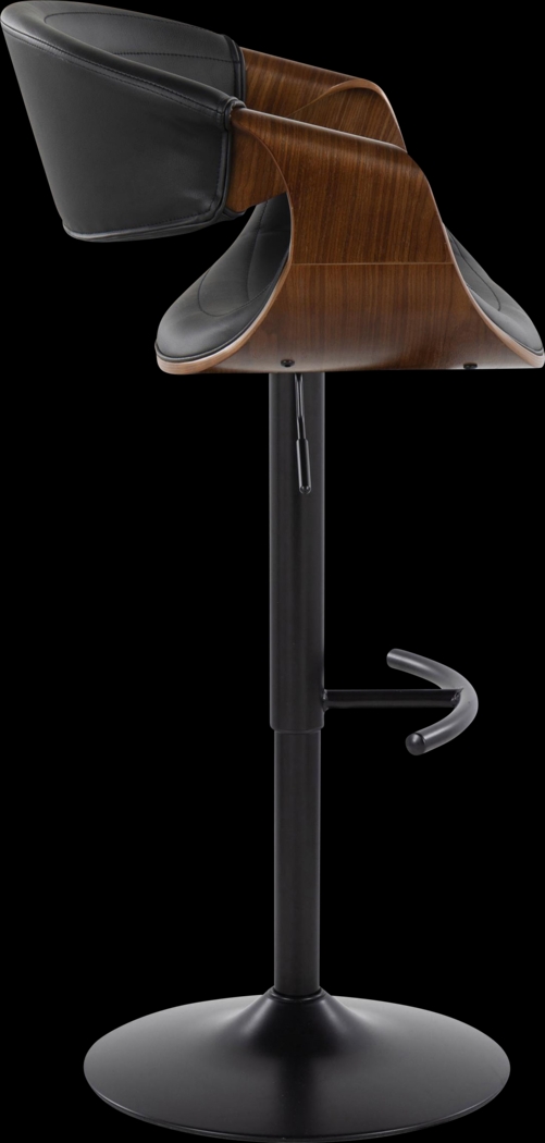 Loblolly VII Black Adjustable Barstool, Set of 2 - Thumbnail - Image 4