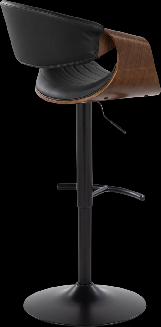 Loblolly VII Black Adjustable Barstool, Set of 2 - Thumbnail - Image 5