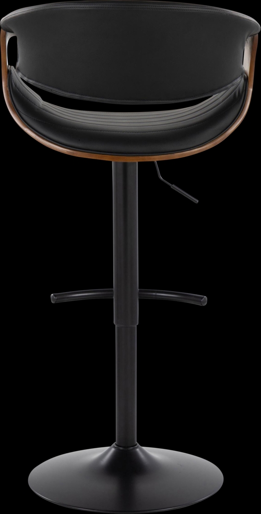 Loblolly VII Black Adjustable Barstool, Set of 2 - Thumbnail - Image 6