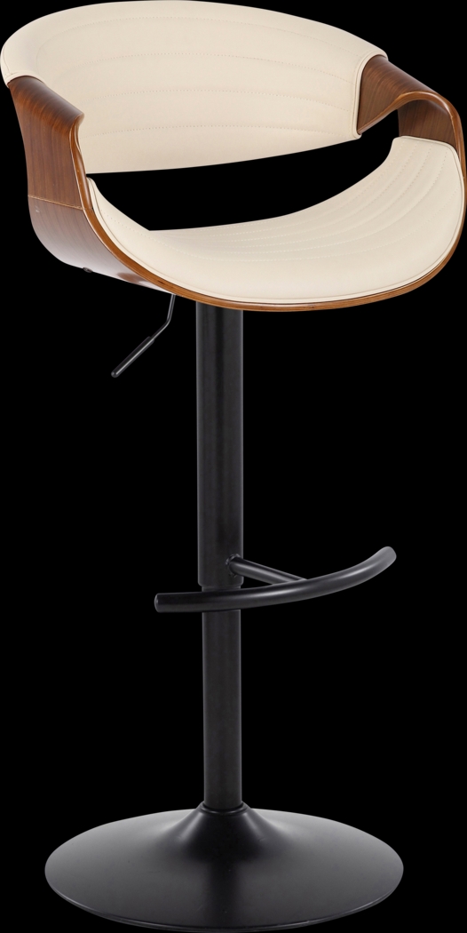 Loblolly VII Cream Adjustable Barstool, Set of 2 - Thumbnail - Image 3