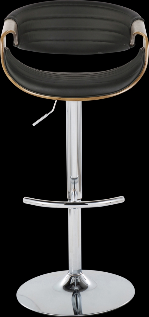 Loblolly VIII Black Adjustable Barstool, Set of 2 - Thumbnail - Image 7