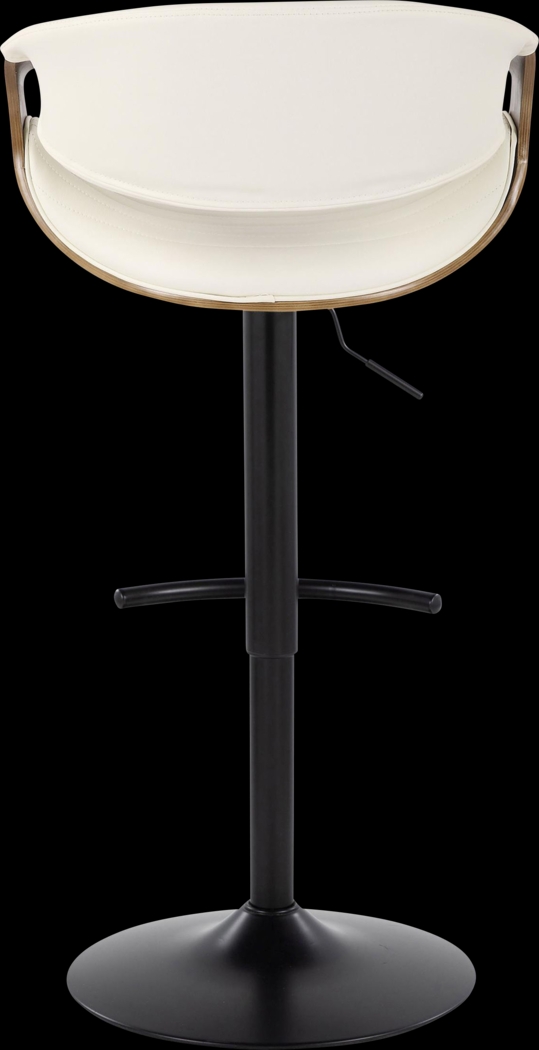 Loblolly X White Adjustable Barstool, Set of 2 - Thumbnail - Image 6