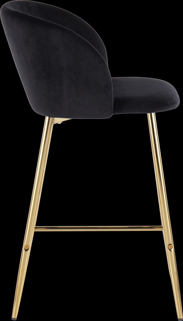 Lobolly I Black Counter Height Stool, Set of 2 - Thumbnail - Image 3