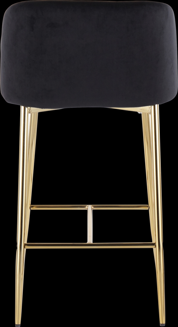 Lobolly I Black Counter Height Stool, Set of 2 - Thumbnail - Image 5