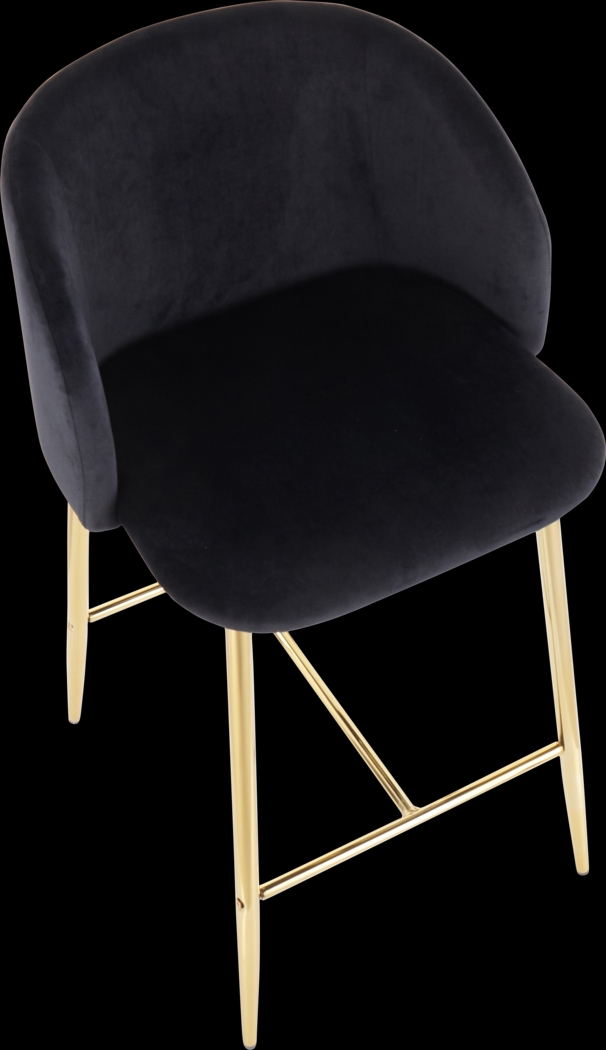 Lobolly I Black Counter Height Stool, Set of 2 - Thumbnail - Image 7