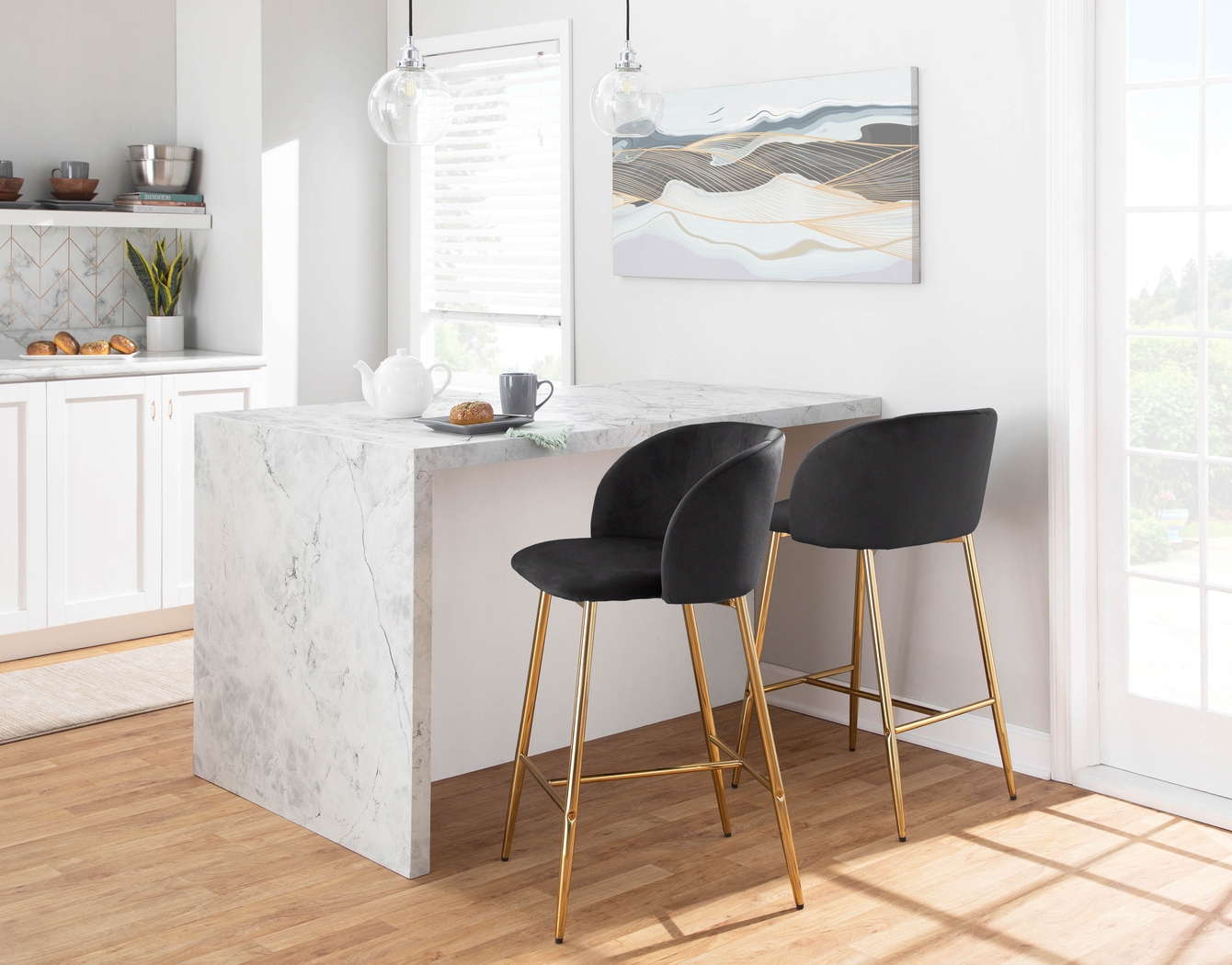 Lobolly I Black Counter Height Stool, Set of 2 - Thumbnail - Image 10