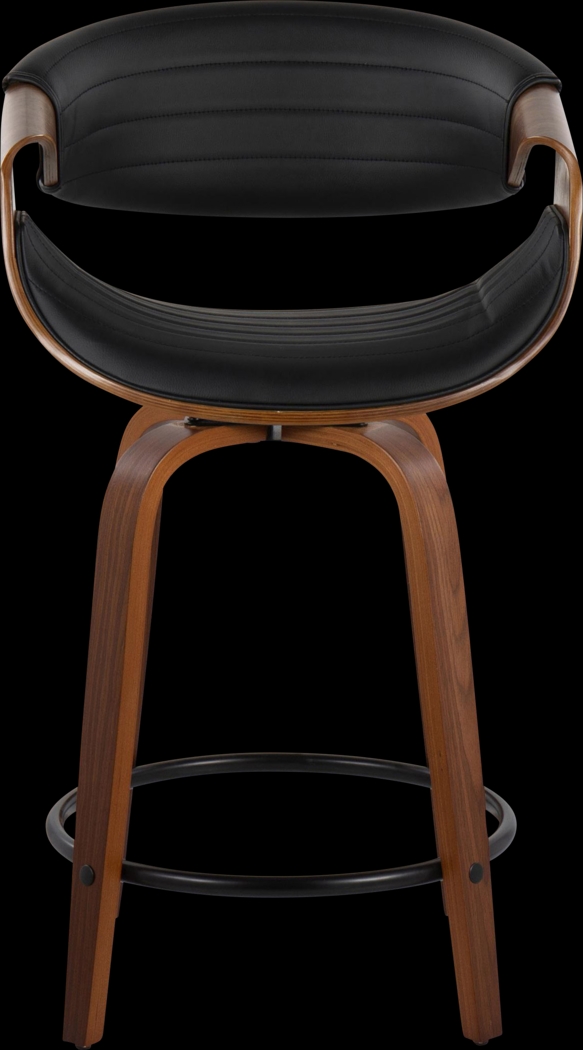 Lobolly II Black Swivel Counter Height Stool, Set of 2 - Thumbnail - Image 7