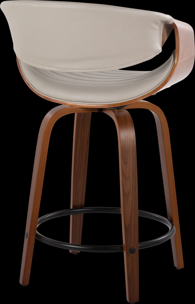 Lobolly II Gray Swivel Counter Height Stool, Set of 2 - Thumbnail - Image 5