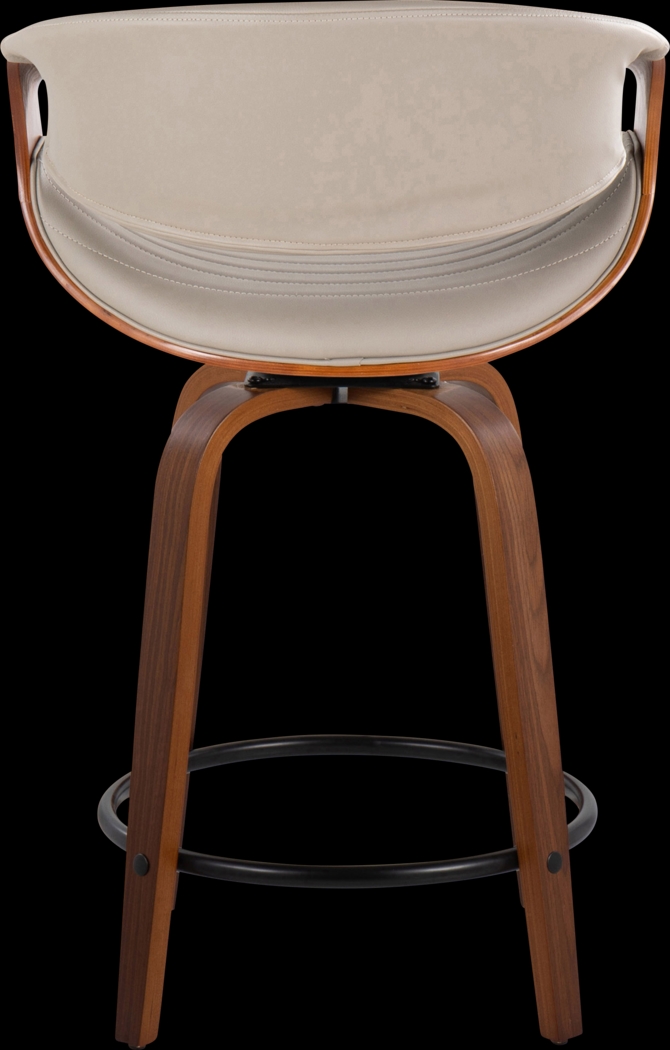 Lobolly II Gray Swivel Counter Height Stool, Set of 2 - Thumbnail - Image 6