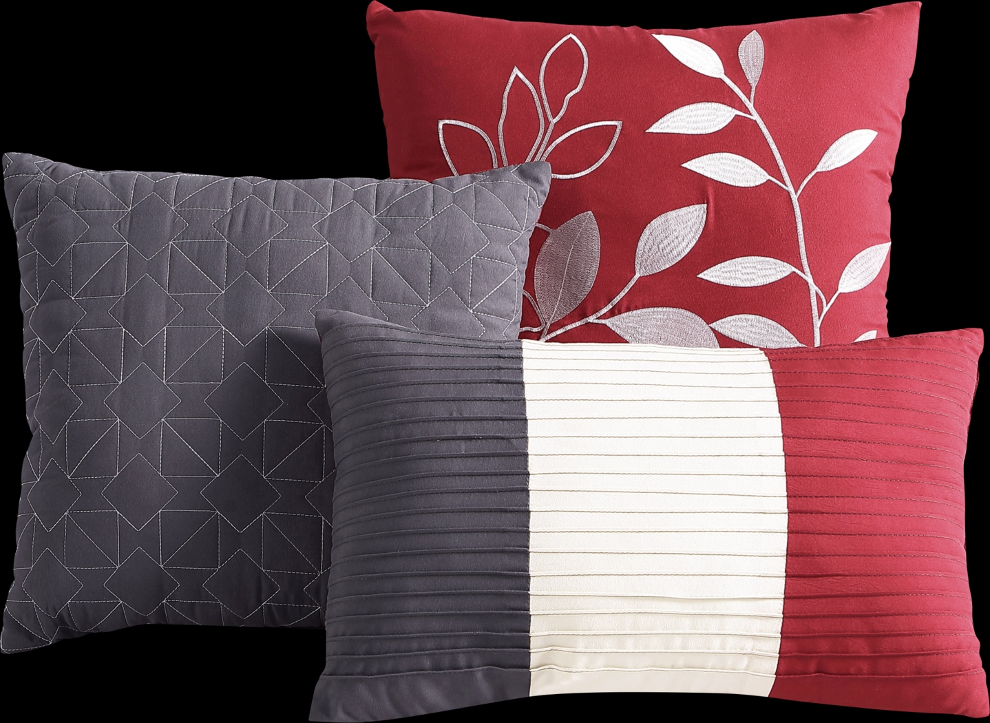 Locamo Ivory 7 Pc King Comforter Set - Thumbnail - Image 5