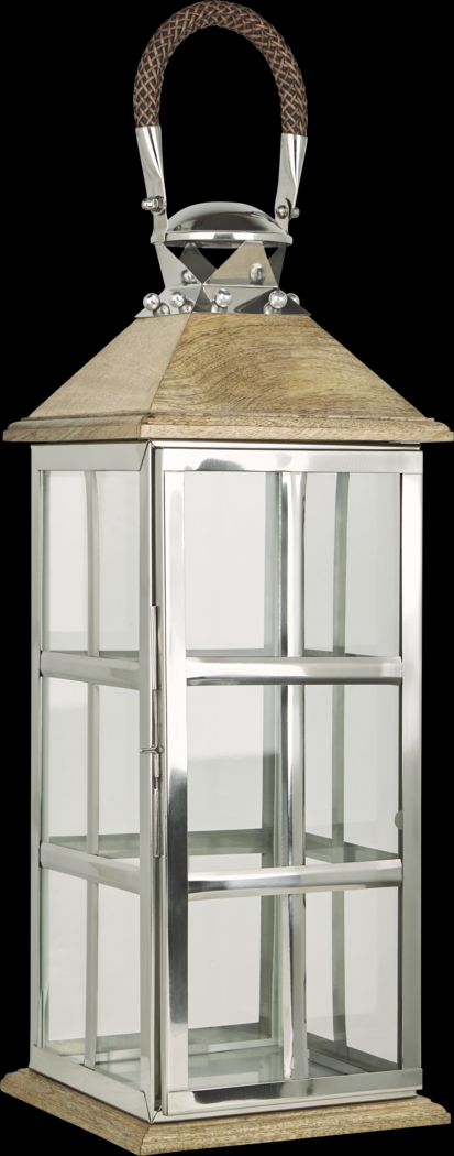 Loch Blake Silver Large Indoor/Outdoor Lantern - Thumbnail - Image 3