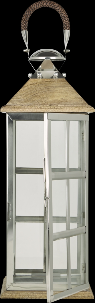 Loch Blake Silver Large Indoor/Outdoor Lantern - Thumbnail - Image 2