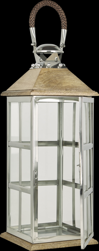 Loch Blake Silver Large Indoor/Outdoor Lantern - Thumbnail - Image 4