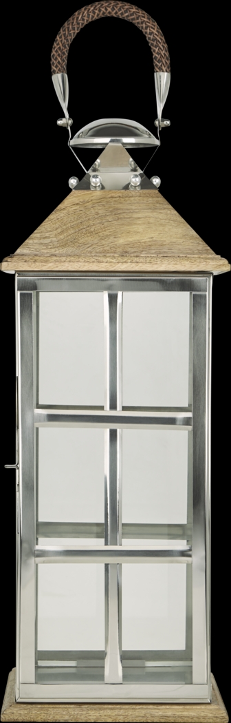 Loch Blake Silver Large Indoor/Outdoor Lantern - Thumbnail - Image 1