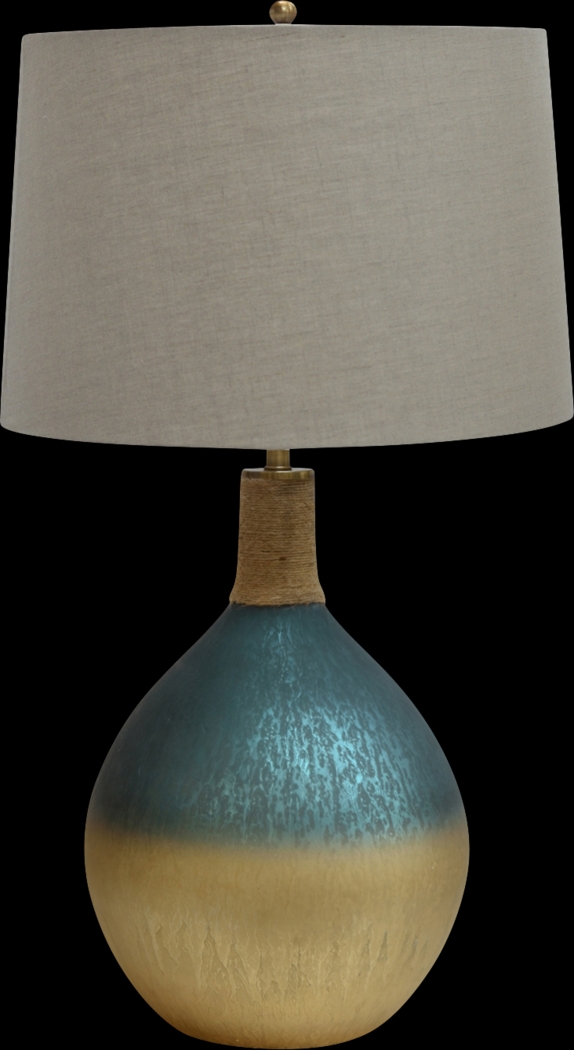 Loch Lomond Turqoise Lamp - Thumbnail - Image 1