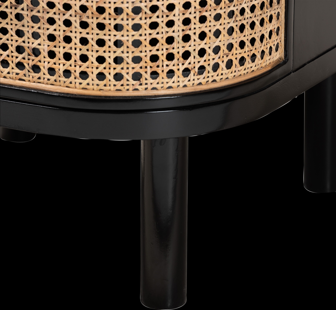 Lochdoon Black Nightstand - Thumbnail - Image 4