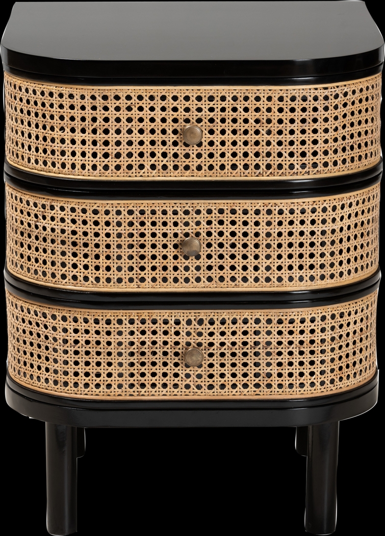 Lochdoon Black Nightstand - Thumbnail - Image 6