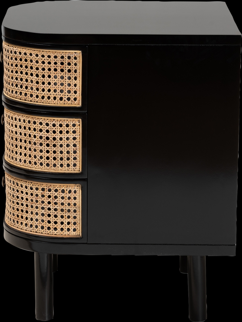 Lochdoon Black Nightstand - Thumbnail - Image 7