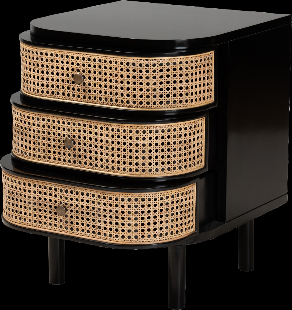 Lochdoon Black Nightstand - Thumbnail - Image 8