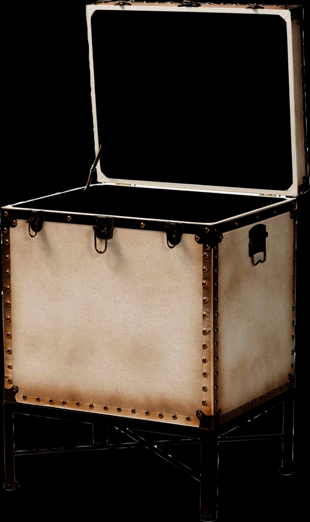 Lochiel II White End Table - Thumbnail - Image 3