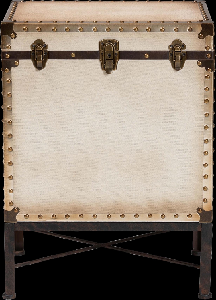 Lochiel II White End Table - Thumbnail - Image 4