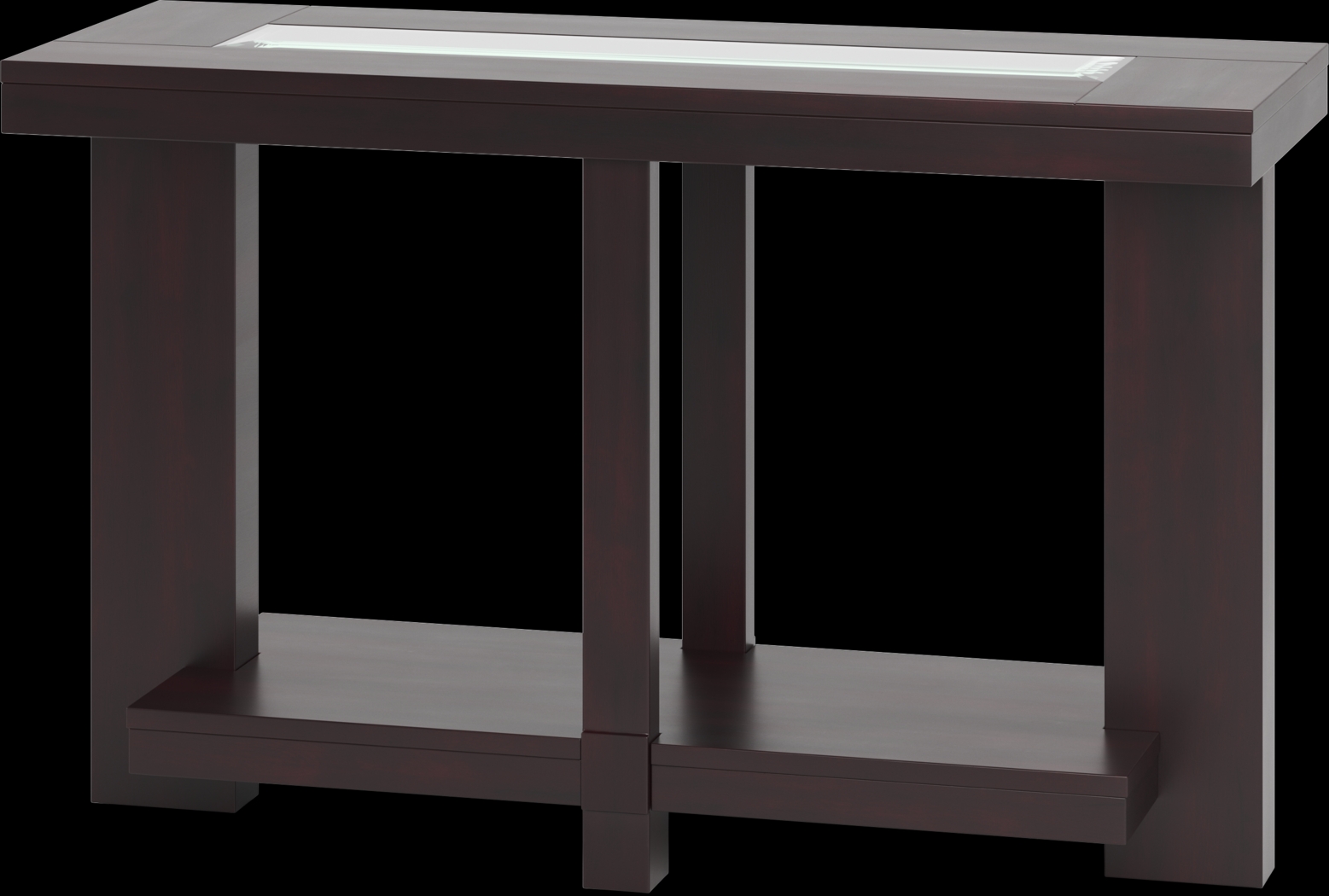 Lochlin Walnut Sofa Table - Thumbnail - Image 1