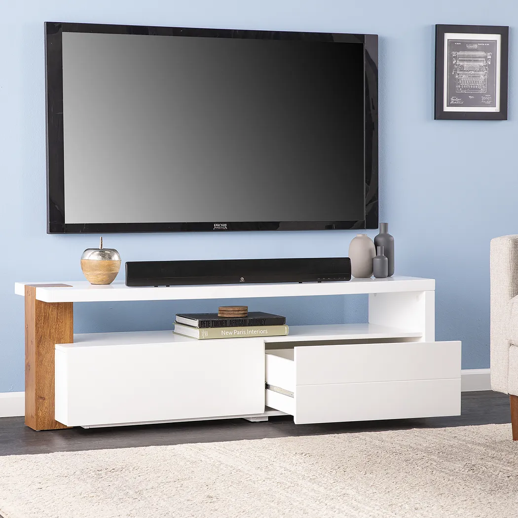 Lochly White 54 in. Console - Image 11
