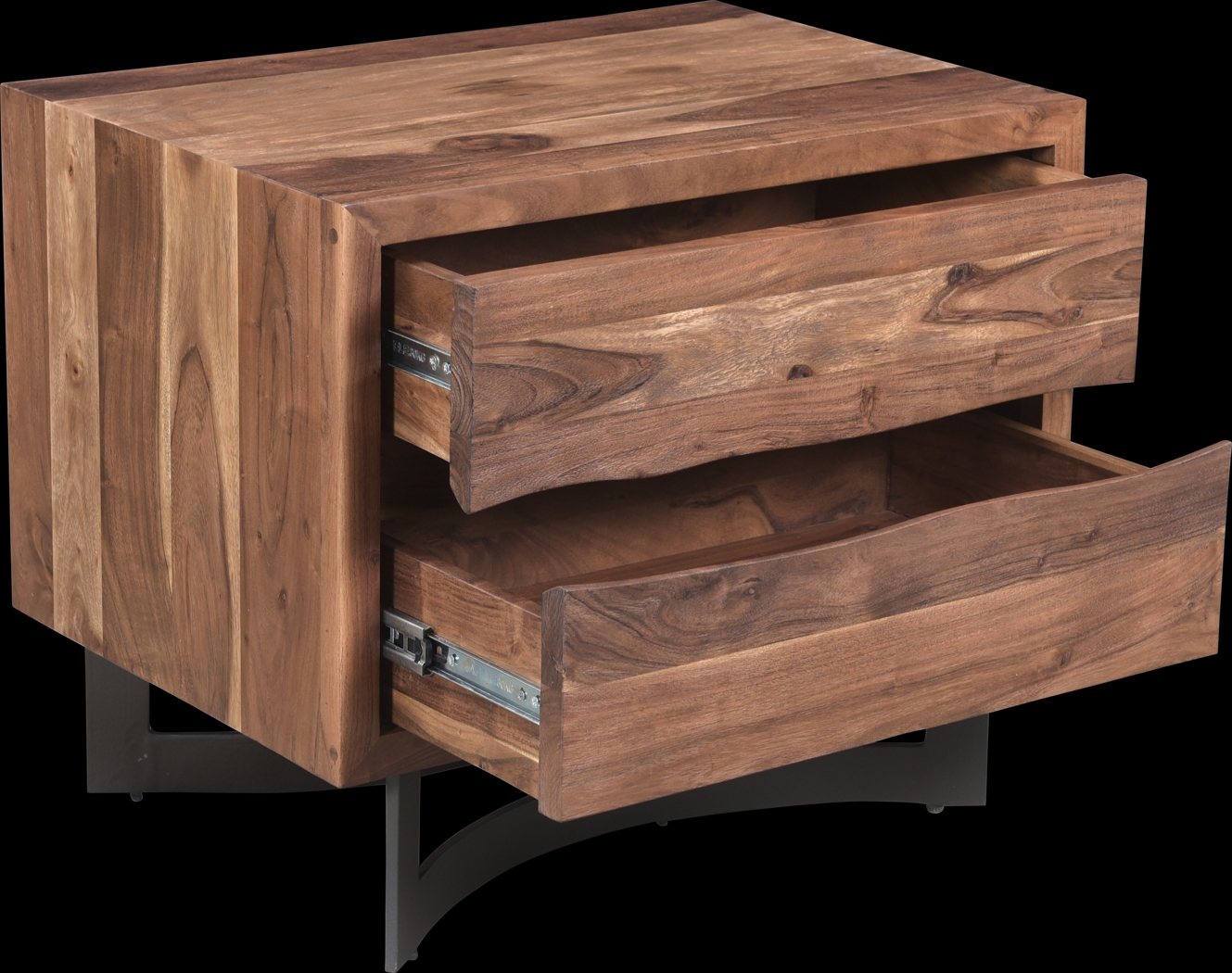 Lochness Brown Nightstand - Thumbnail - Image 3