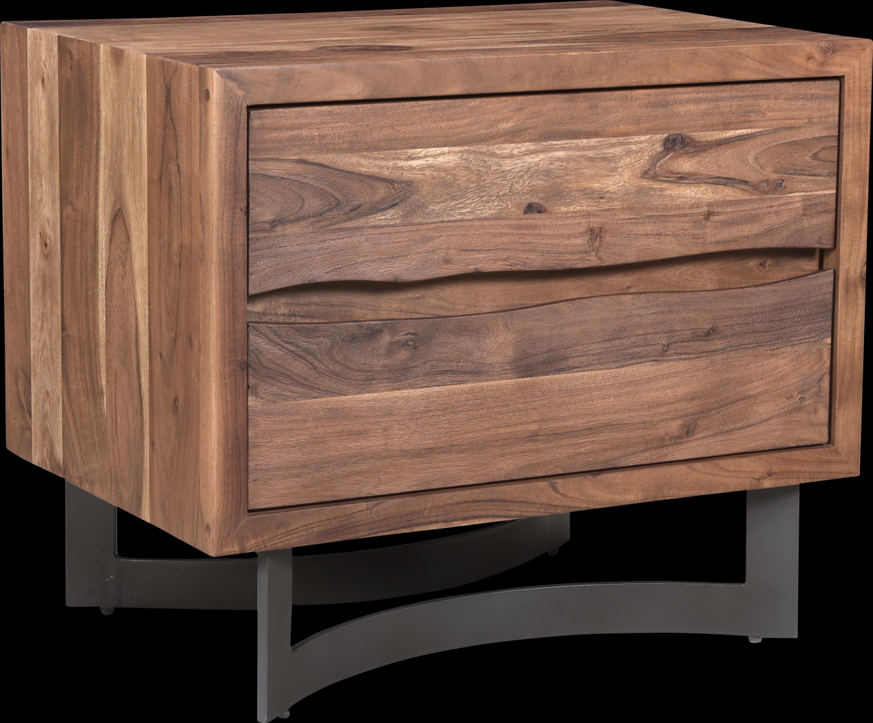 Lochness Brown Nightstand - Thumbnail - Image 1