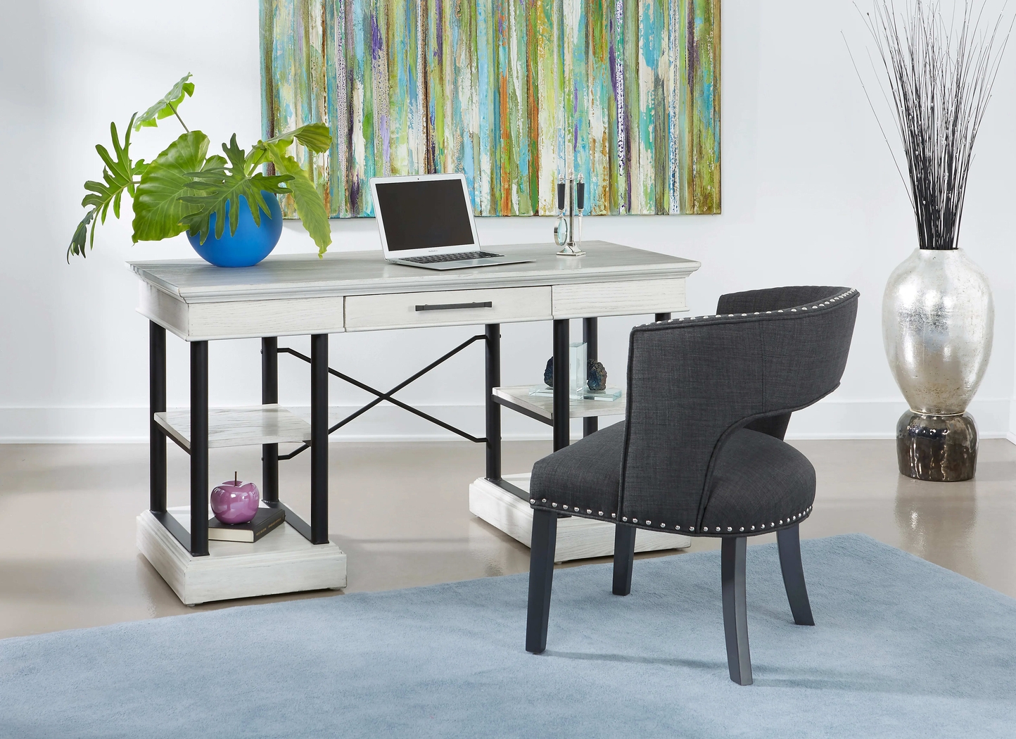 Lochridge White Desk - Thumbnail - Image 6