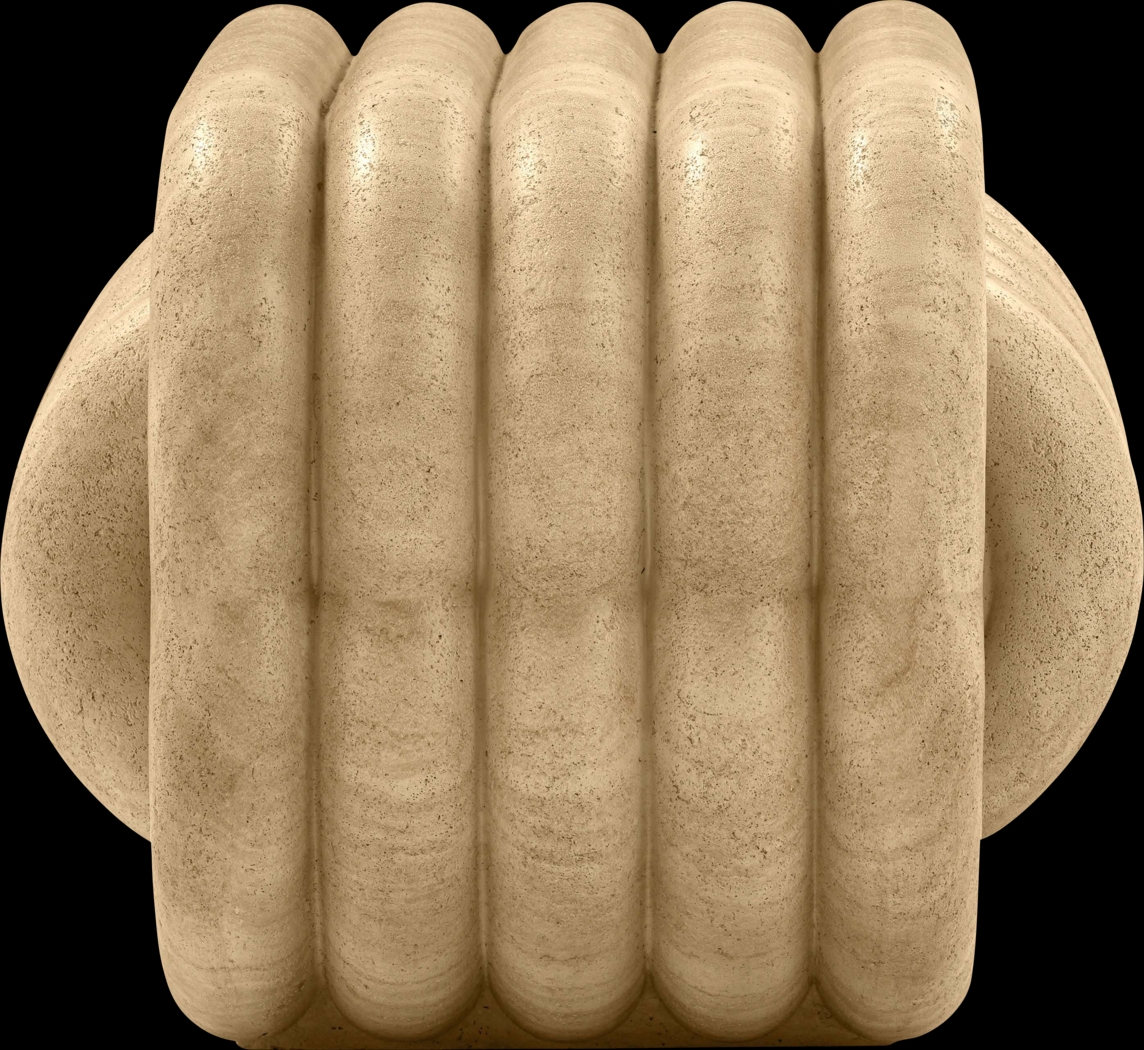 Lockcuff Beige Accent Stool - Thumbnail - Image 3