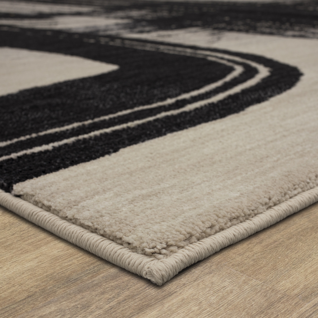 Stacy Garcia Locketon Black 5'3 x 7'10 Rug - Thumbnail - Image 5