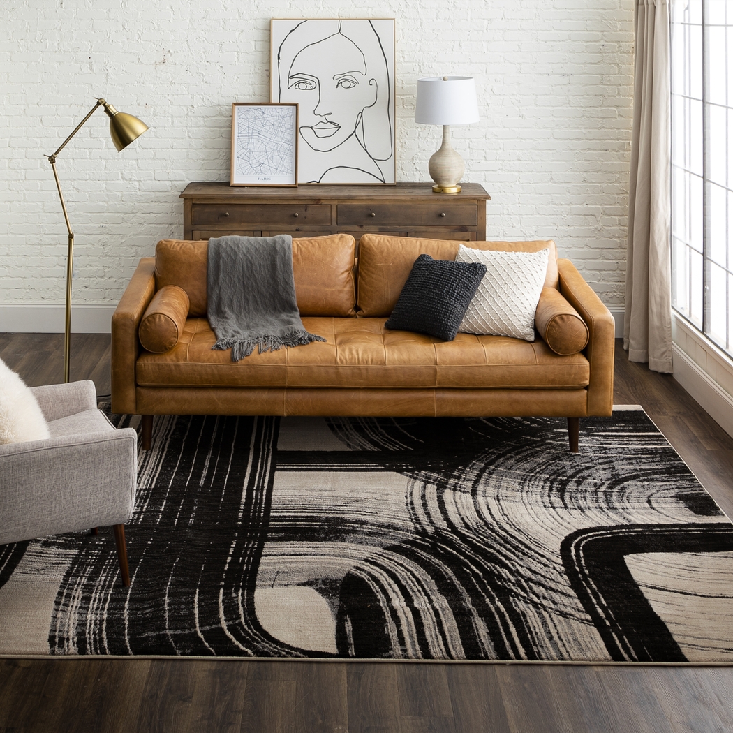 Stacy Garcia Locketon Black 8' x 11' Rug - Thumbnail - Image 2