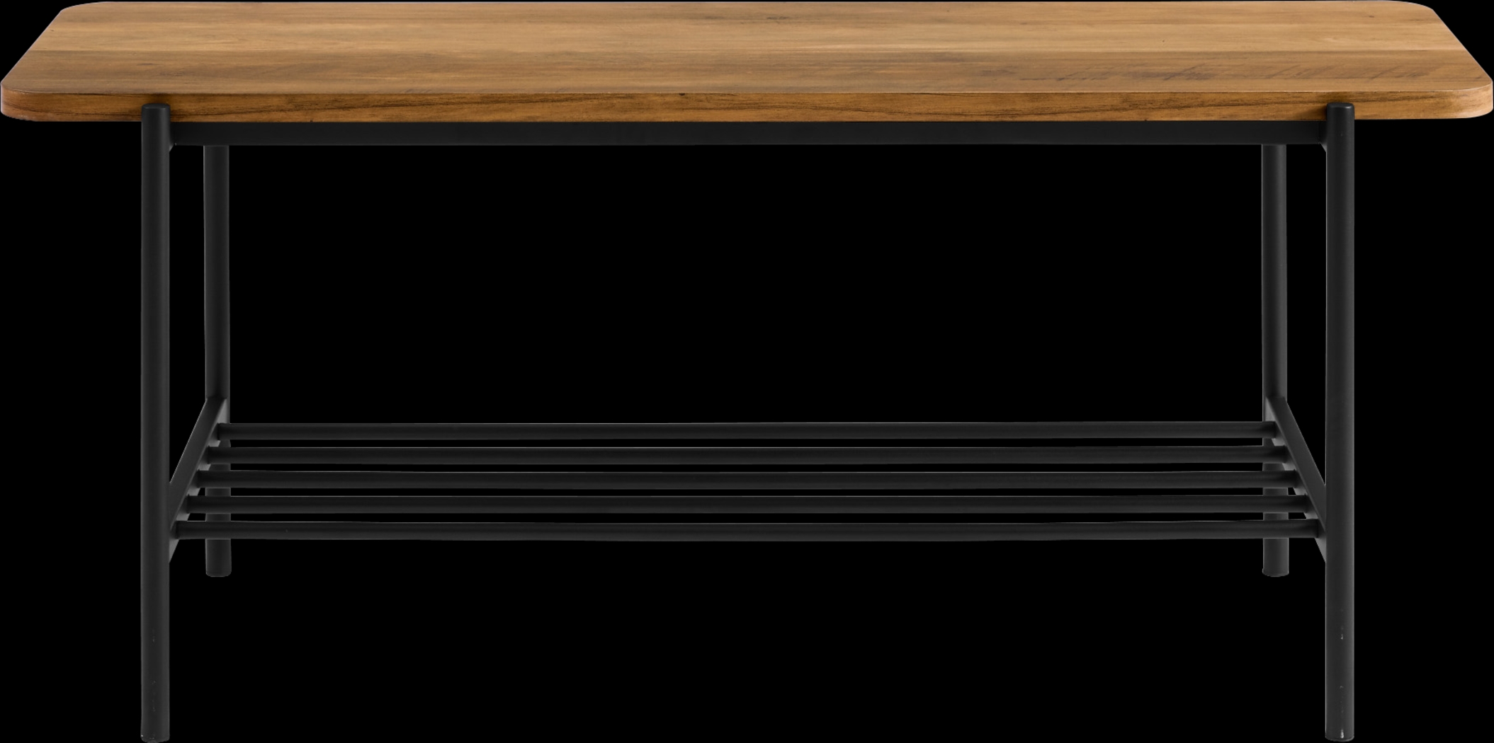 Lockrow Brown Accent Bench - Thumbnail - Image 2