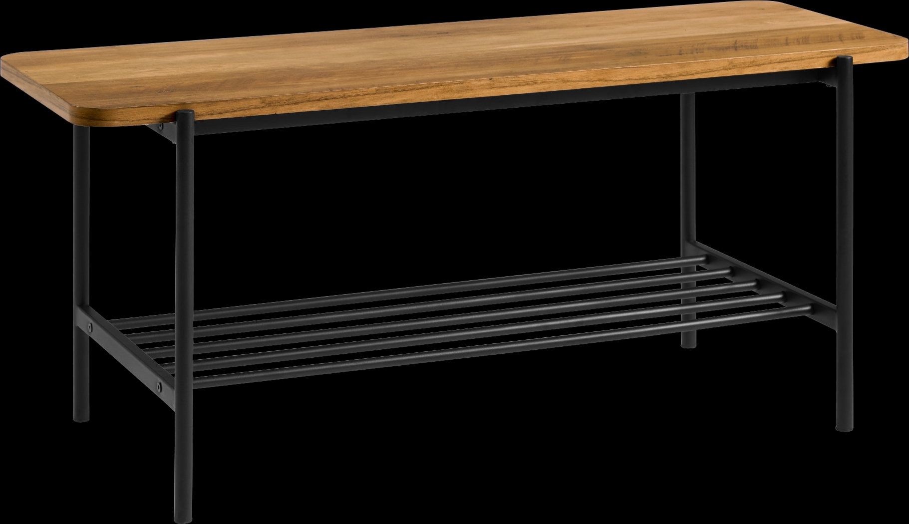 Lockrow Brown Accent Bench - Thumbnail - Image 1